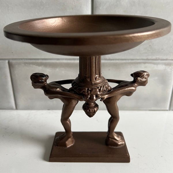 Antique 1920’s Ronson, LV Aronson Art Deco Nude Compote or Card Tray
