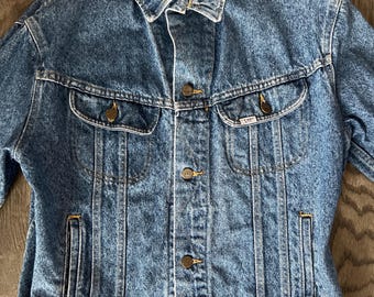 Vintage Lee 101-J Denim Trucker Jacket- Size 38 (no Tag) - Etsy