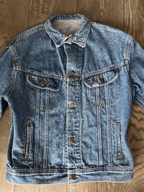 Vintage Lee 101-J Denim Trucker Jacket- Size 38 (no Tag) - Etsy