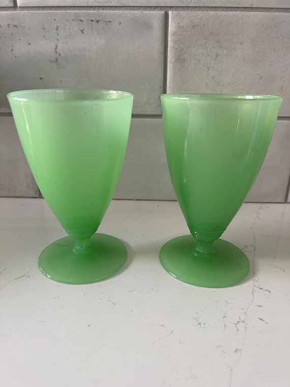 Antiqueフェントン40's～50's緑Fentonドットアンティーク Antique