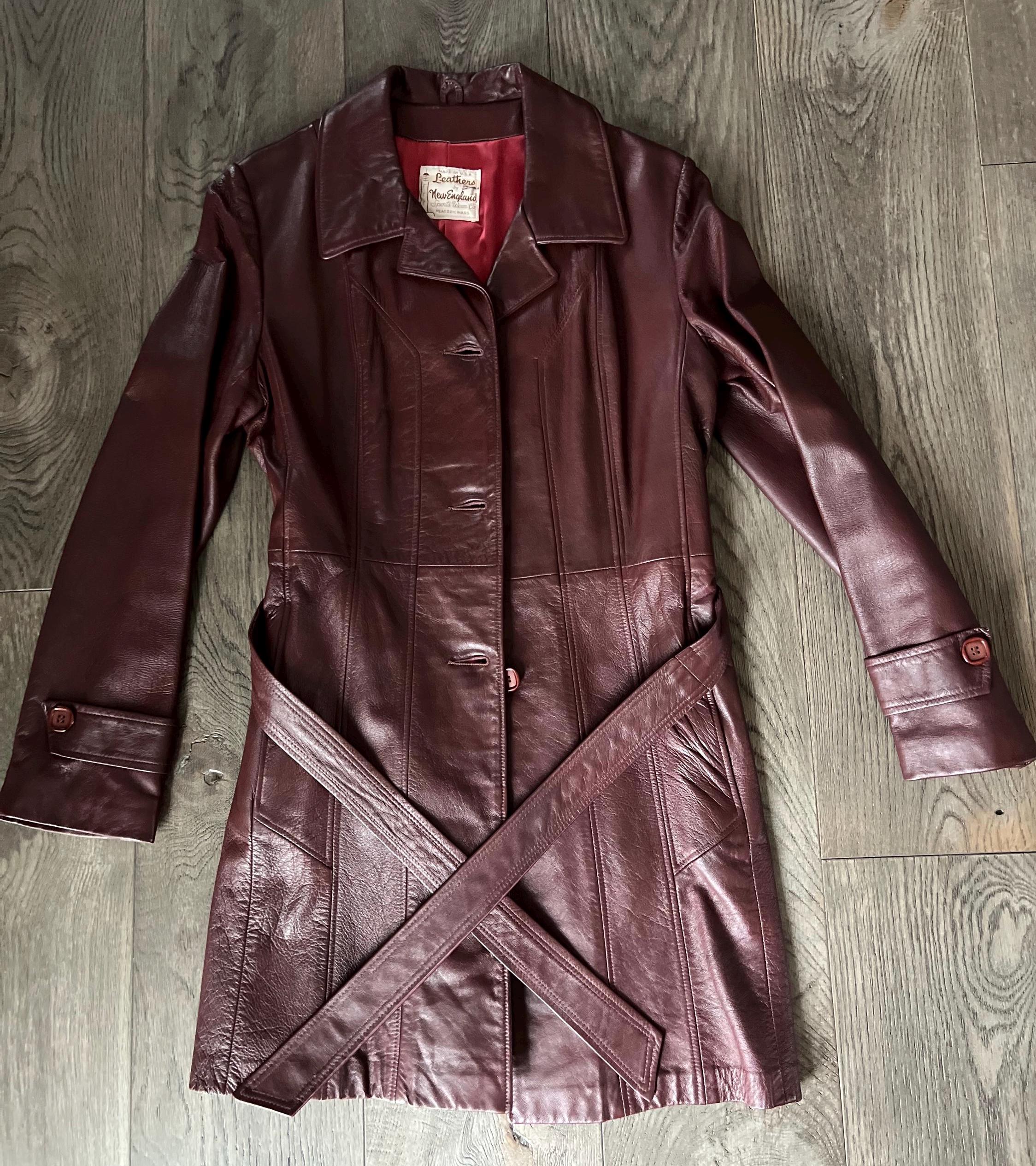 70's Men Retro Leather Car Coat - Etsy