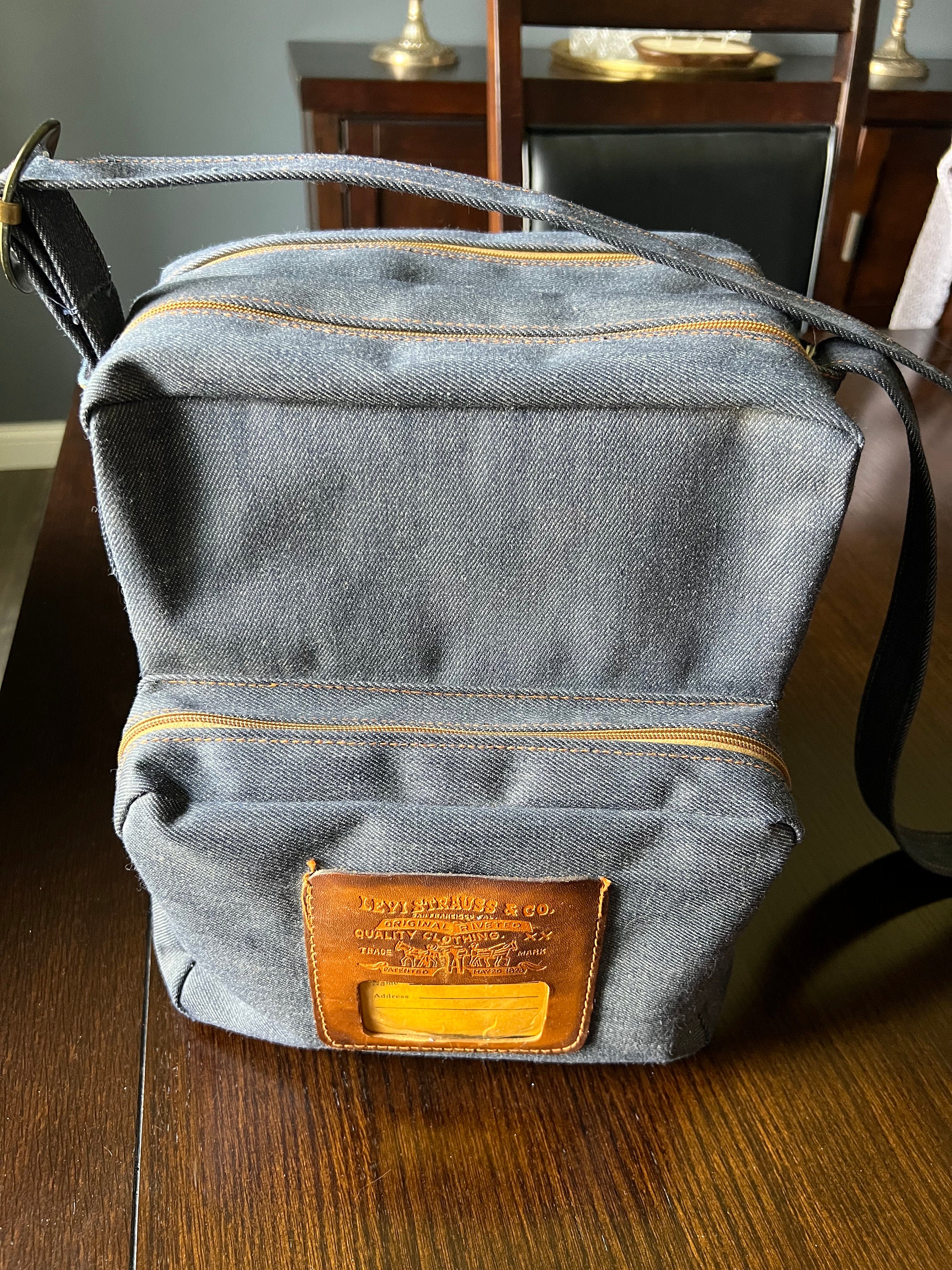 Rare Vintage 1970's Levi's Orange Tab Denim Shoulder Bag, 3 Rare Vintage 1970's Levi's Orange Tab Denim Shoulder Bag, 3
