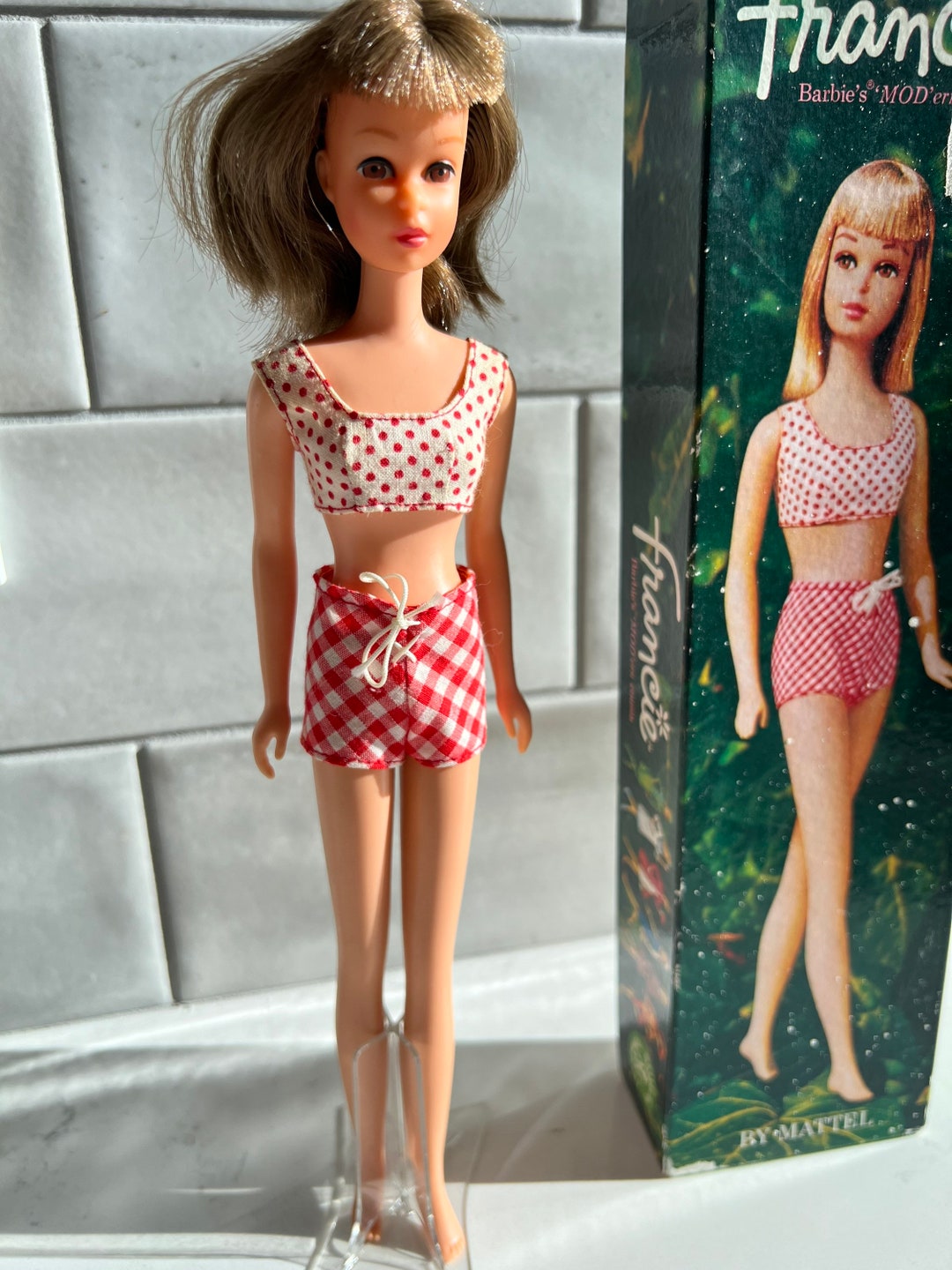 Vintage Near Mint Mattel Barbie Modern Cousin Francie, Straight
