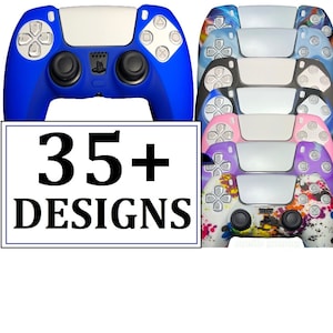 Cover for PS5 Slim Console Covers Faceplates Protective Case Skin Midnight  Black