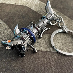 Jinx Fishbones Inspired Keychain - Made in the style of Sharzooka Rocket Launcher