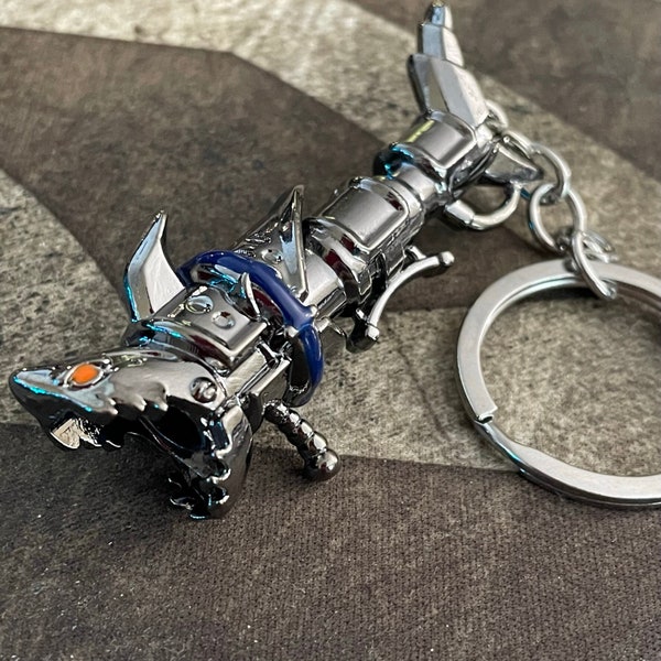 Jinx Fishbones Inspired Keychain - Made in the style of Sharzooka Rocket Launcher