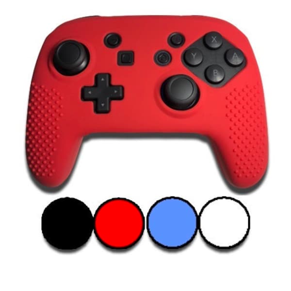 Gaming Grip for Nintendo Switch Pro Controller - Silicone Rubber controller case skin performance grip cover - Great for sweaty hands
