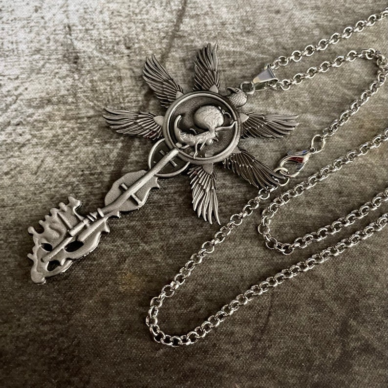 Resident Evil 8 RE8 Village Sixwinged Unborn Key Necklace Etsy