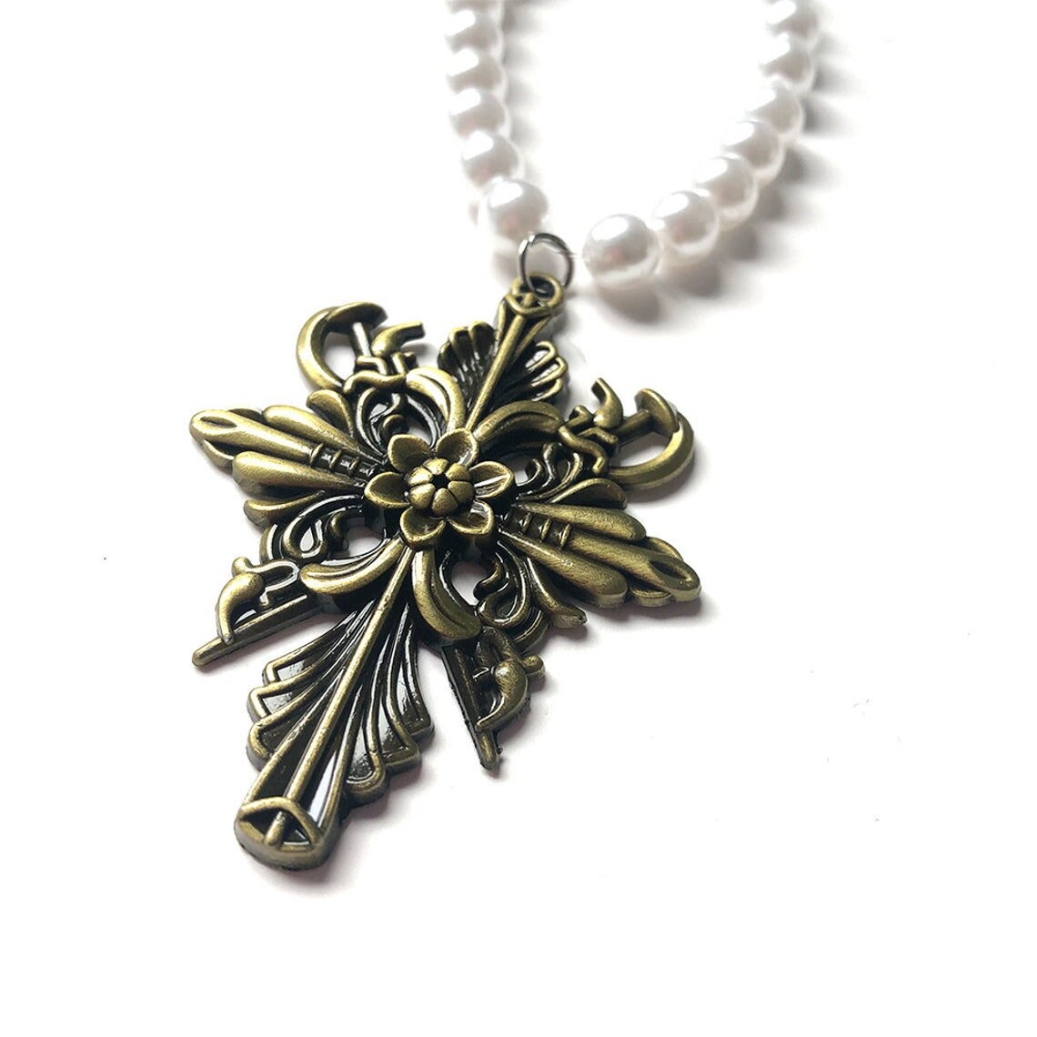 RE8 Lady Dimitrescu Necklace Boss Video Game Metal Prop Etsy Australia