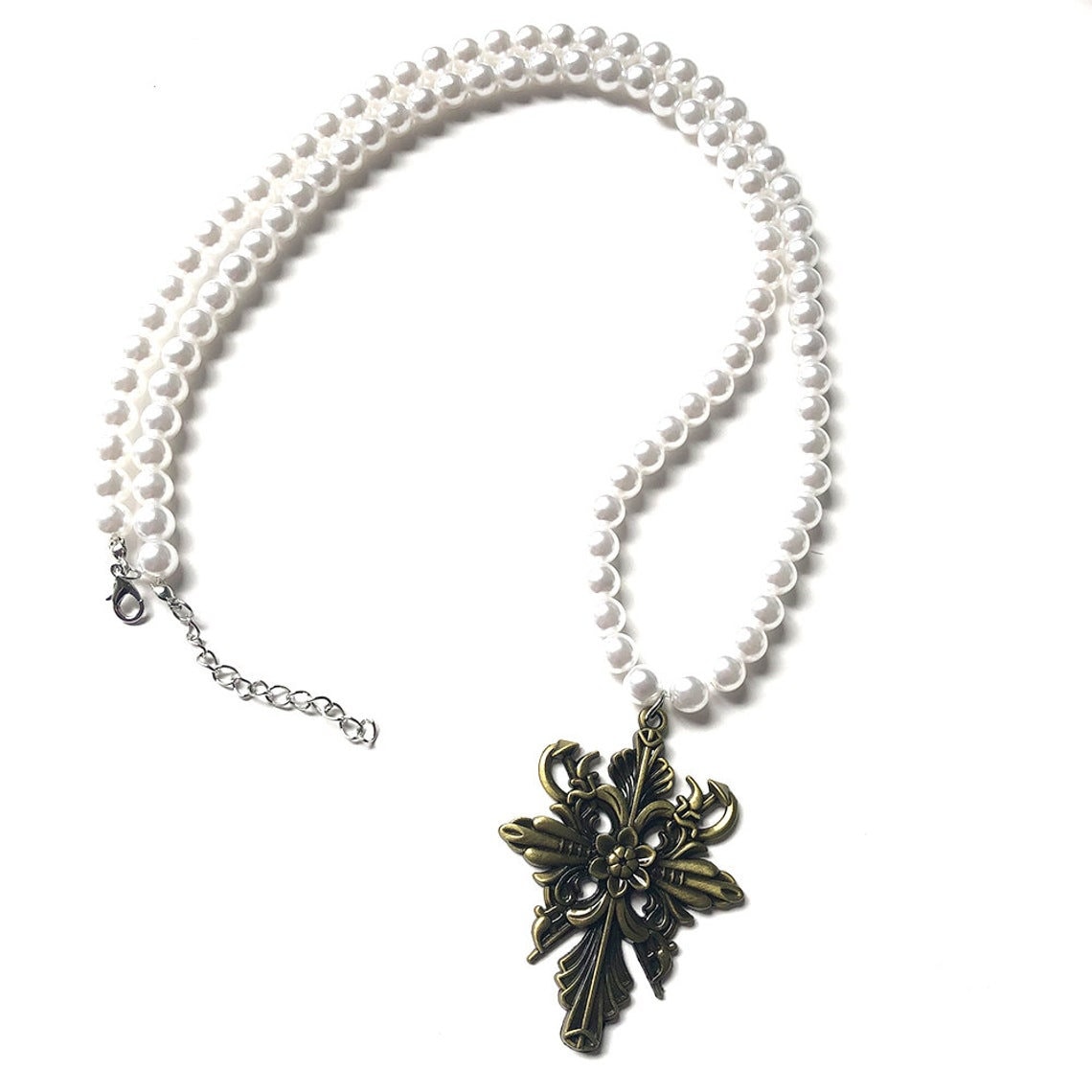 RE8 Lady Dimitrescu Necklace Boss Video Game Metal Prop Etsy UK