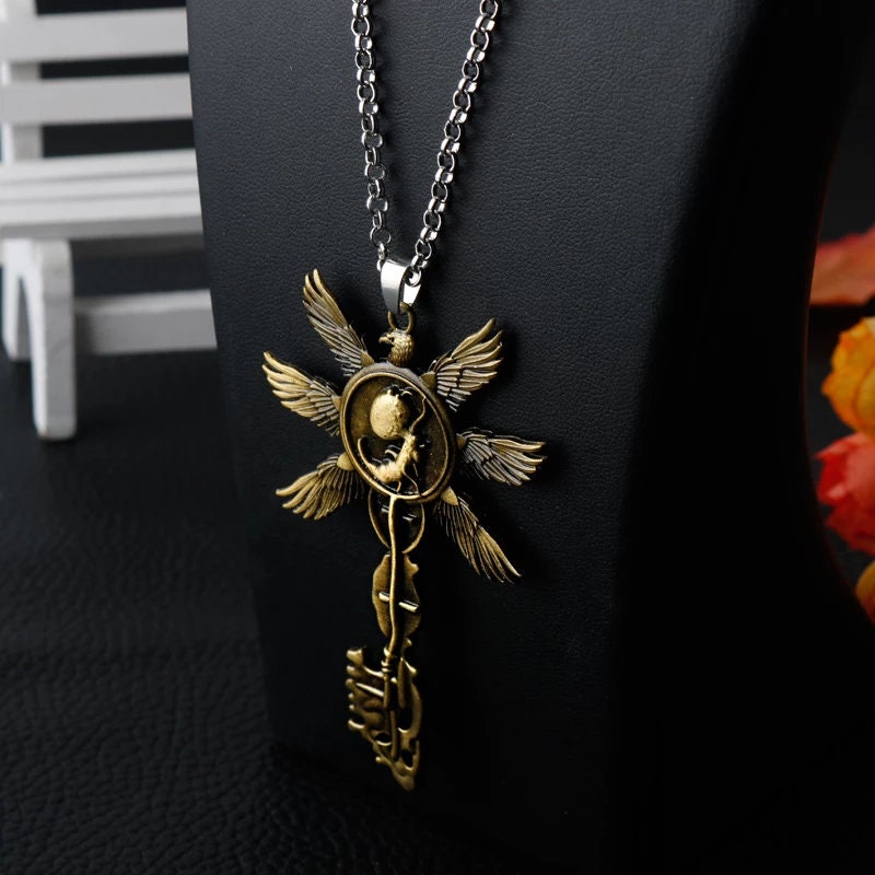 Resident Evil 8 RE8 Village Sixwinged Unborn Key Necklace Etsy Canada