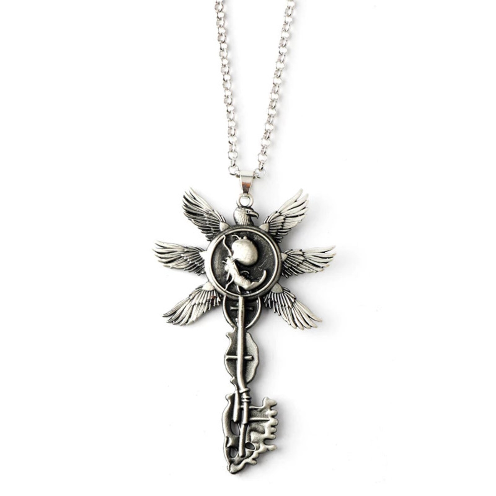 Resident Evil 8 RE8 Village Sixwinged Unborn Key Necklace Etsy Canada