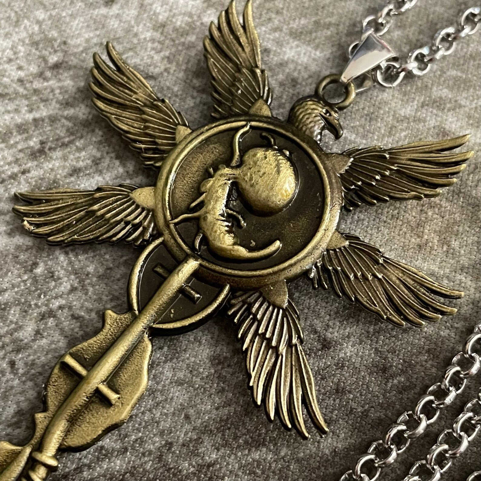 Resident Evil 8 RE8 Village Sixwinged Unborn Key Necklace Etsy