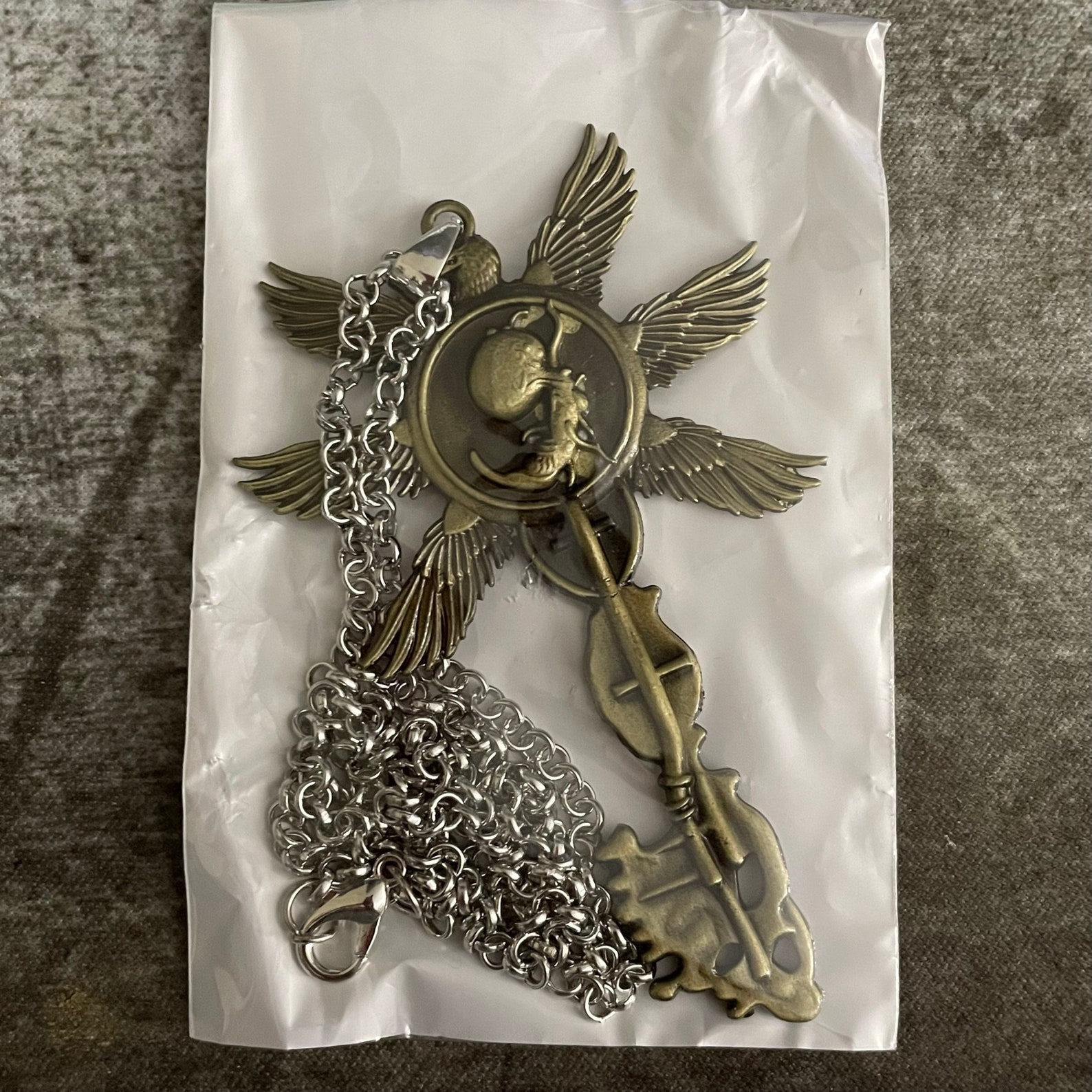Resident Evil 8 RE8 Village Sixwinged Unborn Key Necklace Etsy Canada