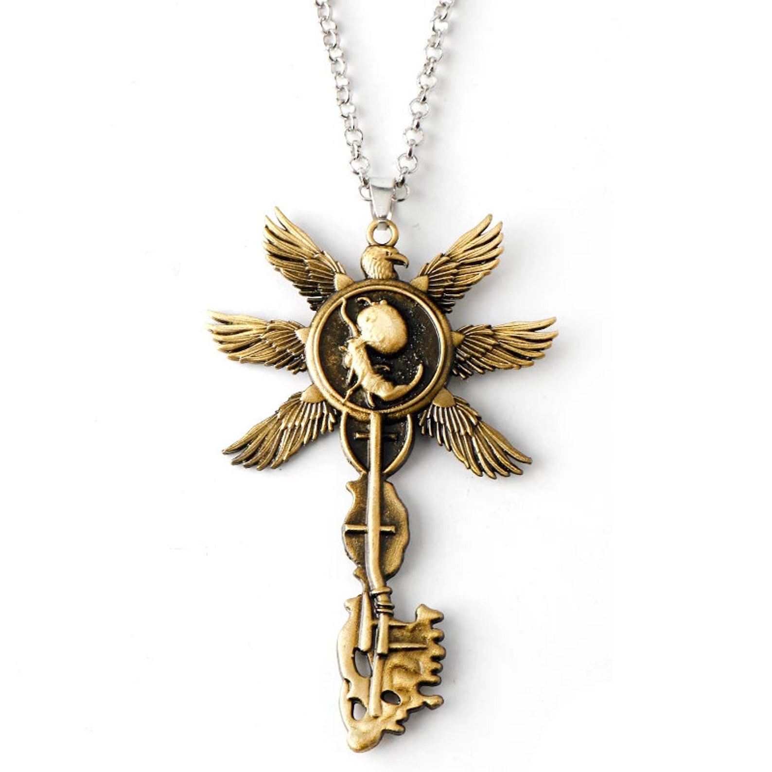 Resident Evil 8 RE8 Village Sixwinged Unborn Key Necklace Etsy
