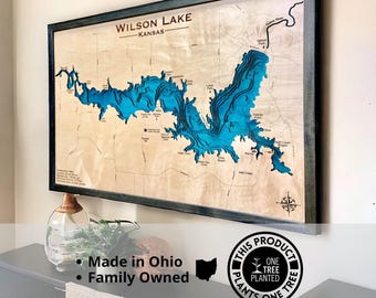 Any Lake, River, Coastal, Mountain topographical customized wood Map Gift personalized topographic, Lake house decor, 3D Custom Lake art