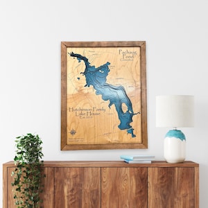 Pachaug pond, custom lake map, custom map, Choose your location and Design, Best value, Best Design, Lake house Decor, wedding,
