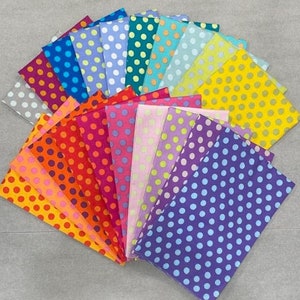 NEW!  Kaffe Spots HALF YARD Bundle - 20 Count