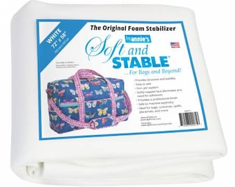 Mjuk och stabil VIT 100 % polyester stabilisering 72 x 58 tum