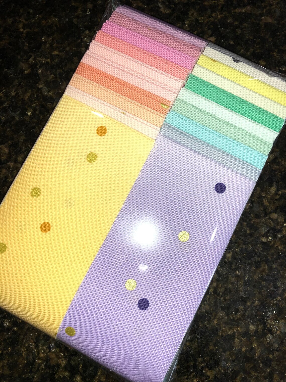 Ombre Confetti Metallic Jelly Roll 2.0 Etsy Australia