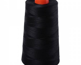 Aurifil Mako Cotton Embroidery Thread 50wt 6452yds Black