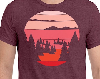Geometric Forest / Graphic T Shirt