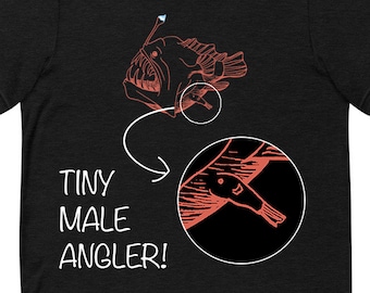 Anglerfisch T-Shirt / Tiefsee Tier T-Shirt