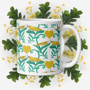 Shrimp Love - White glossy mug