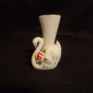 Vintage Miniature vase - swan