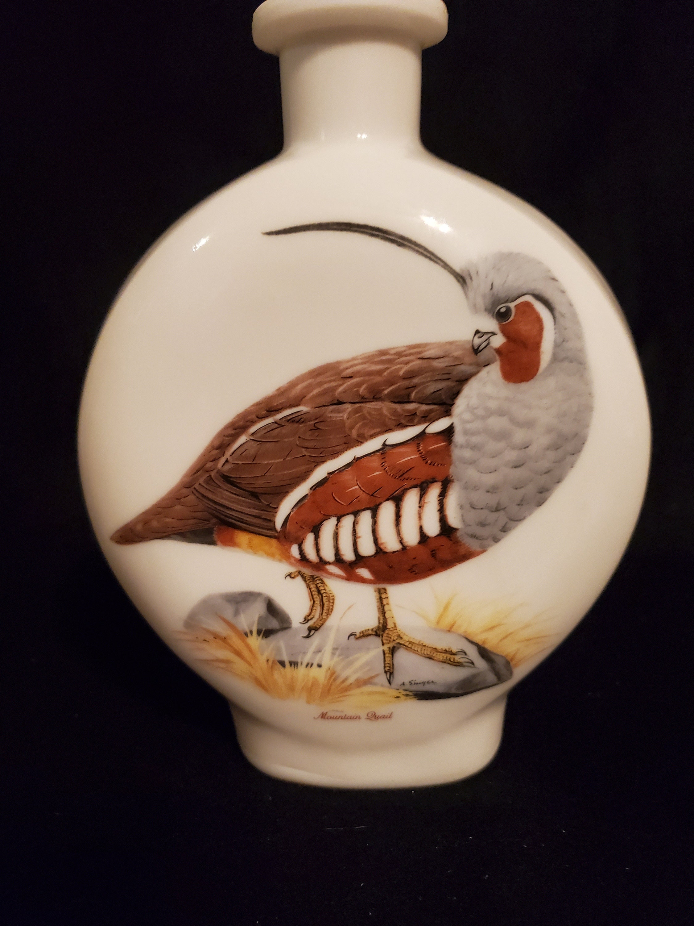 1969 Canadian Whiskey Decanter - Art by A. Singer Edition No