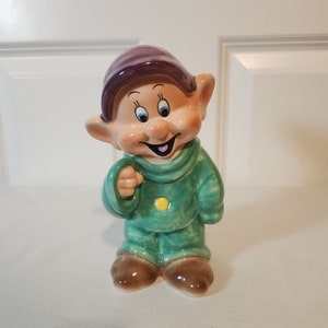 Walt Disney&#39;s Dopey Dwarf from Snow White Figurine - Disney Japan