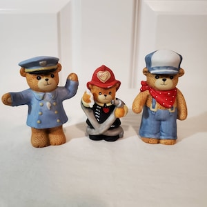 Lucy and Me by Enesco and Artist Lucy Rigg - Buyer&#39;s Choice of Police Officer (1984), Firefighter (1990) or Engineer (1984)