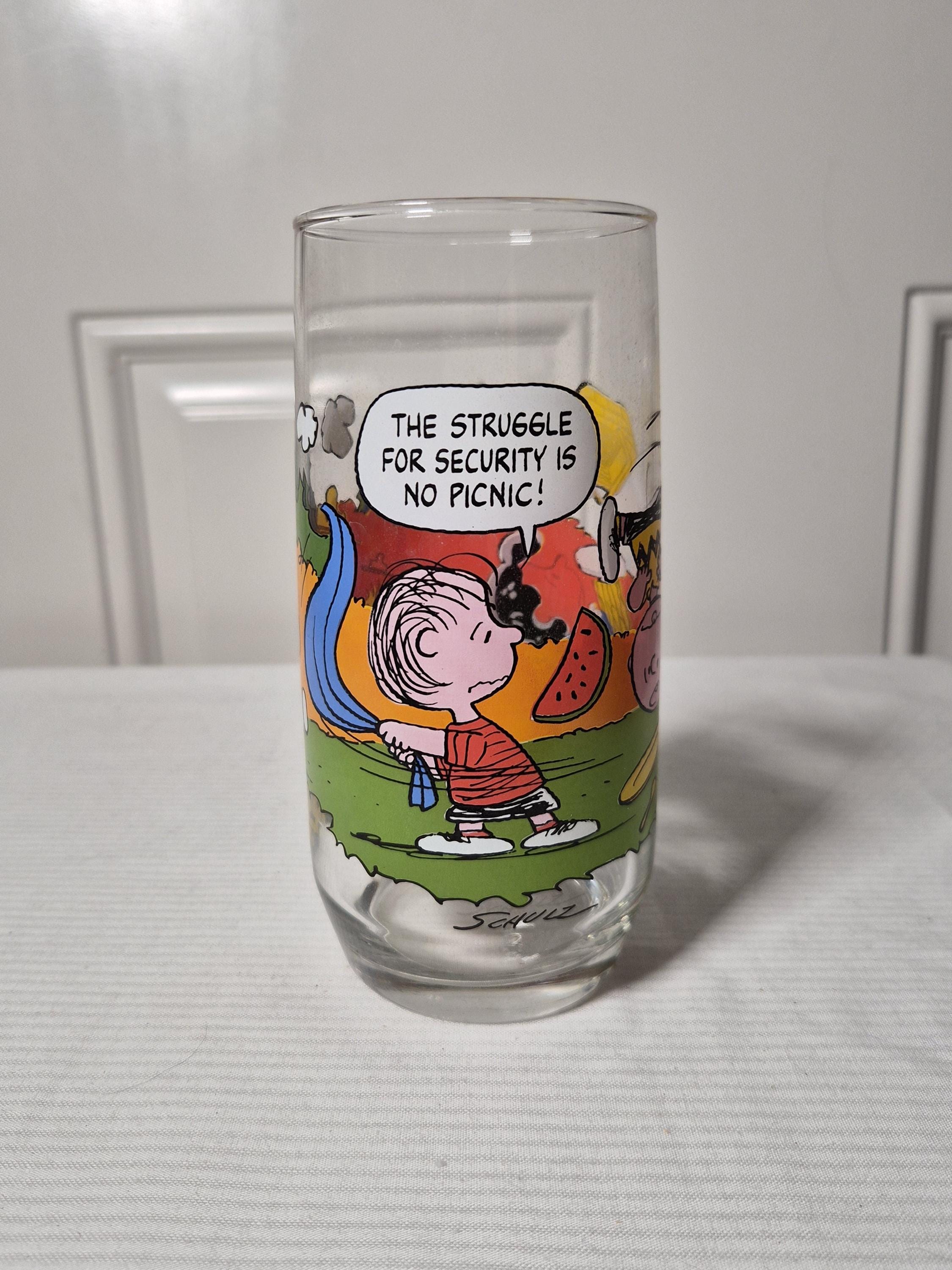 Vintage snoopy glass - Etsy 日本