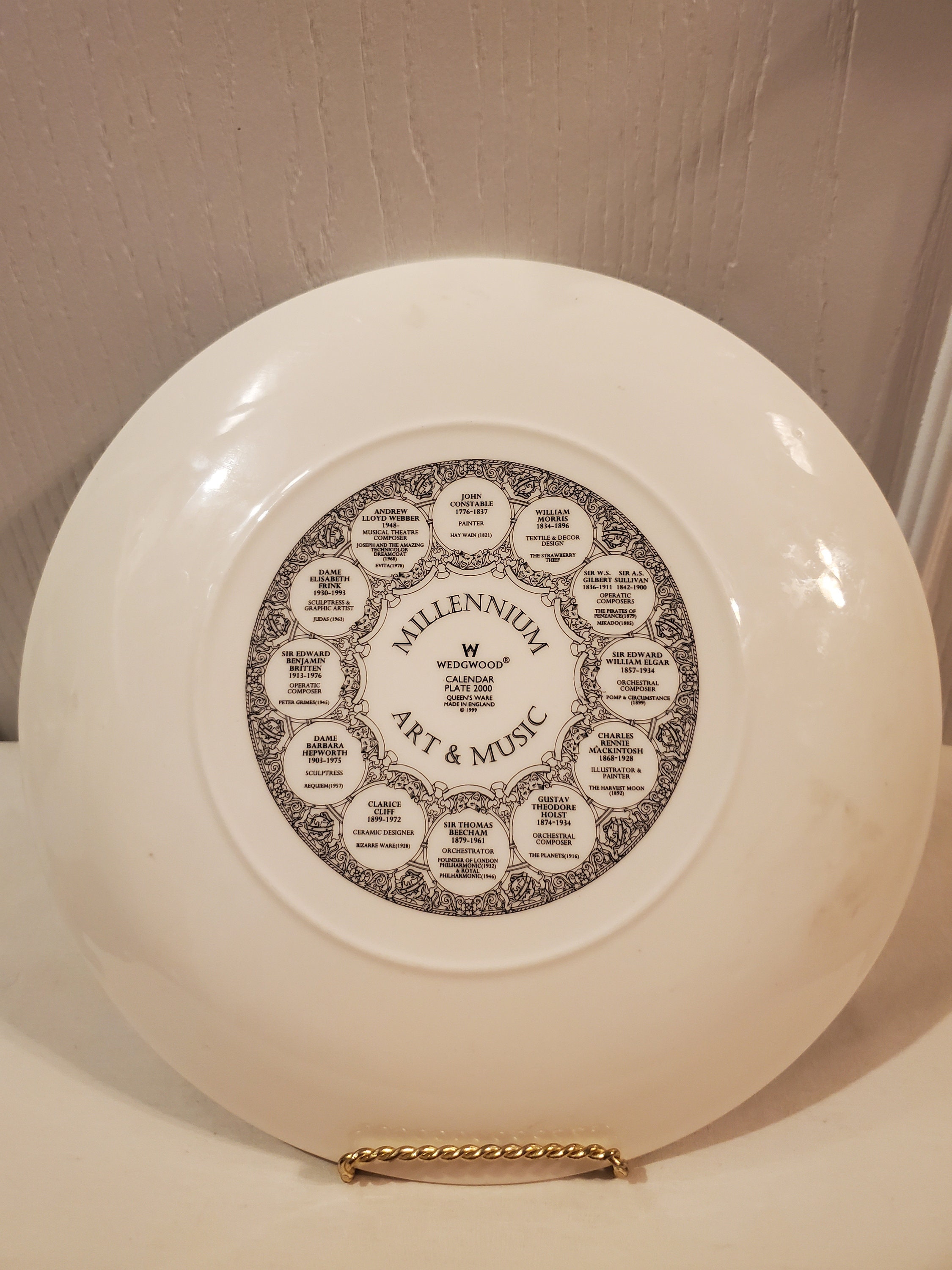 ウェッジウッド ミレニアム アート & ミュージック カレンダー
