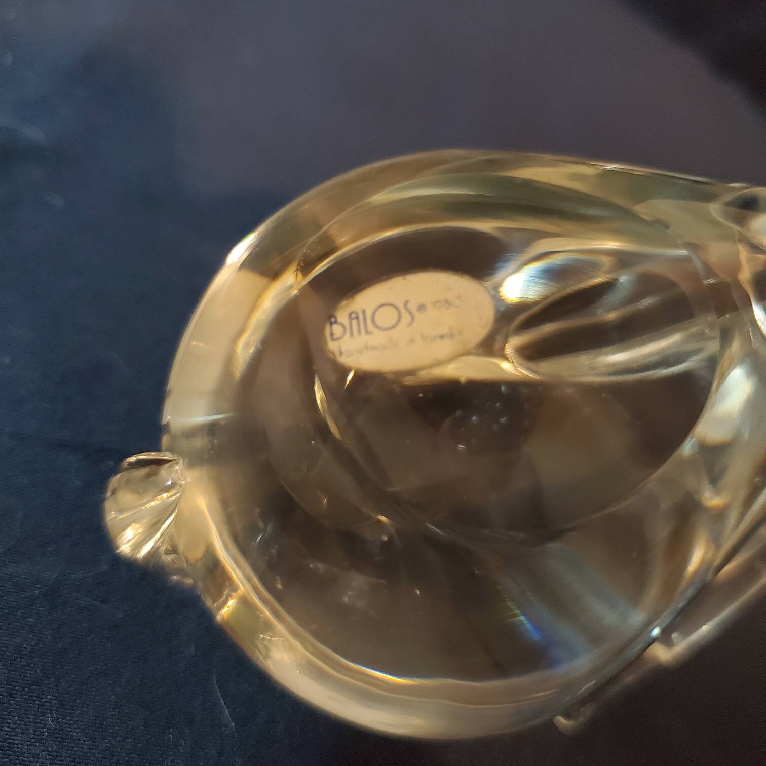 Balos Art Glass Clear Bunny Rabbit Paperweight - Etsy