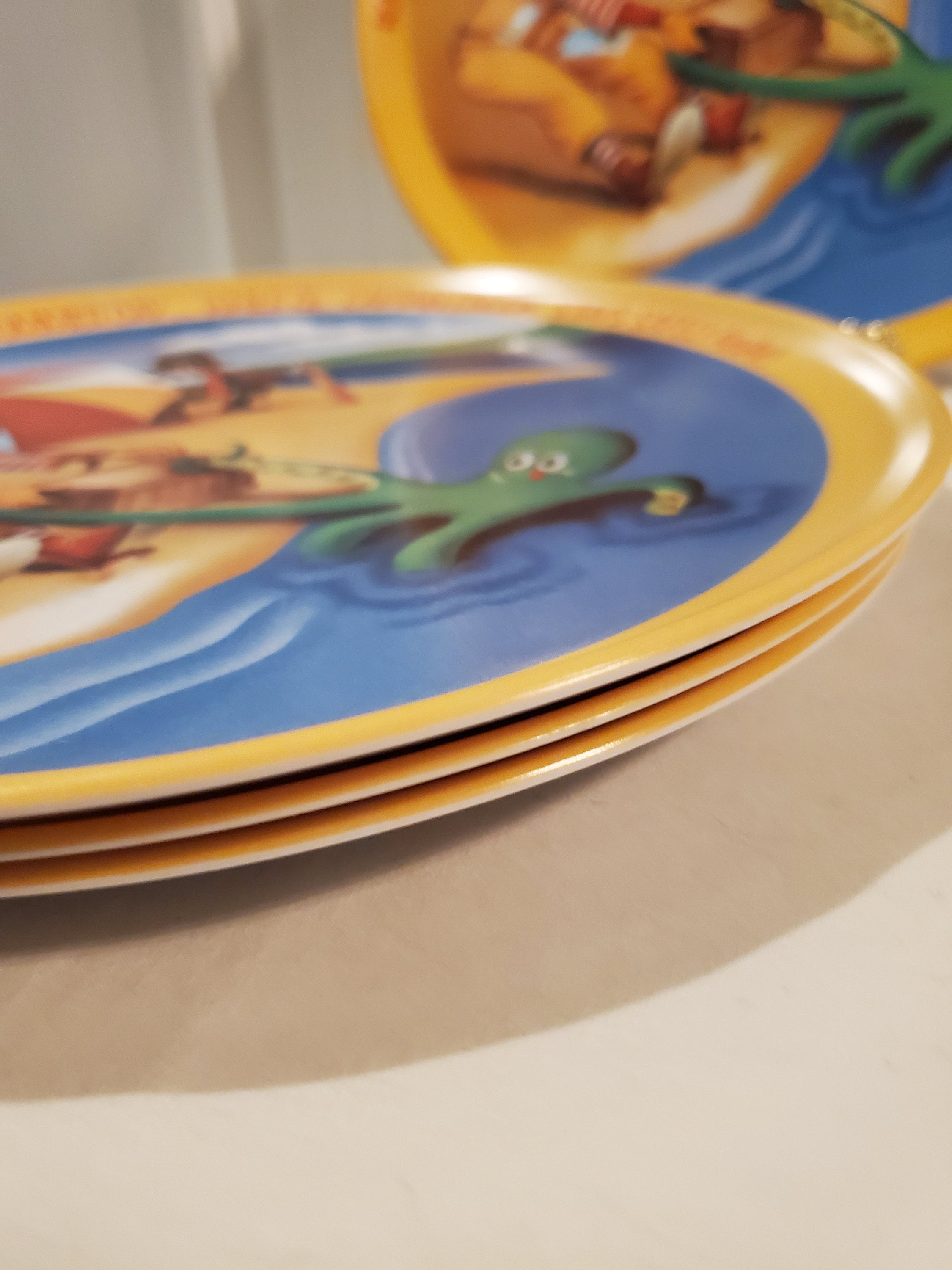 Ronald Mcdonald and Octopus Melamine Plates Set of 4 Etsy