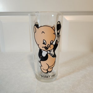 Vintage Pepsi Collectors Series - Looney Tunes Porky Pig 1973