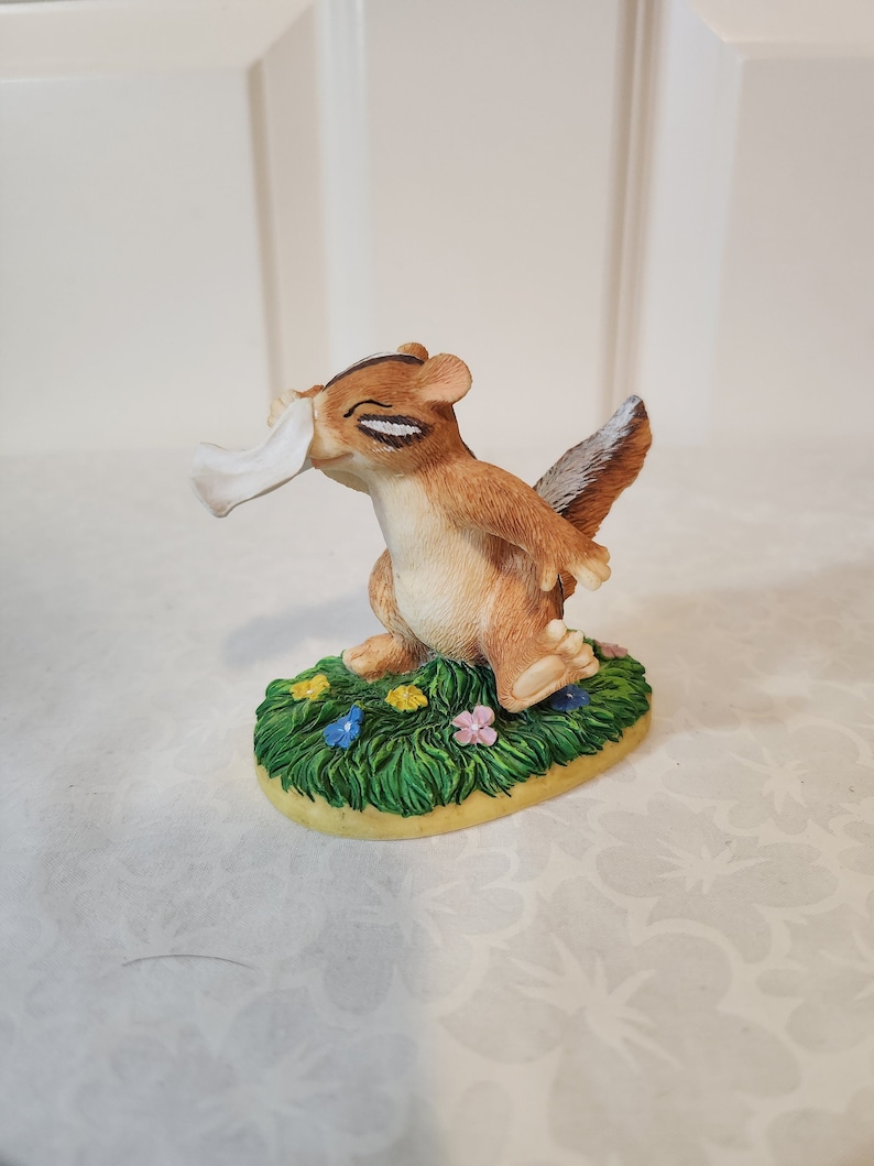 Fitz and Floyd Charming Tails Chipmunk - Aah-choo, Get Well Soon - Etsy ...