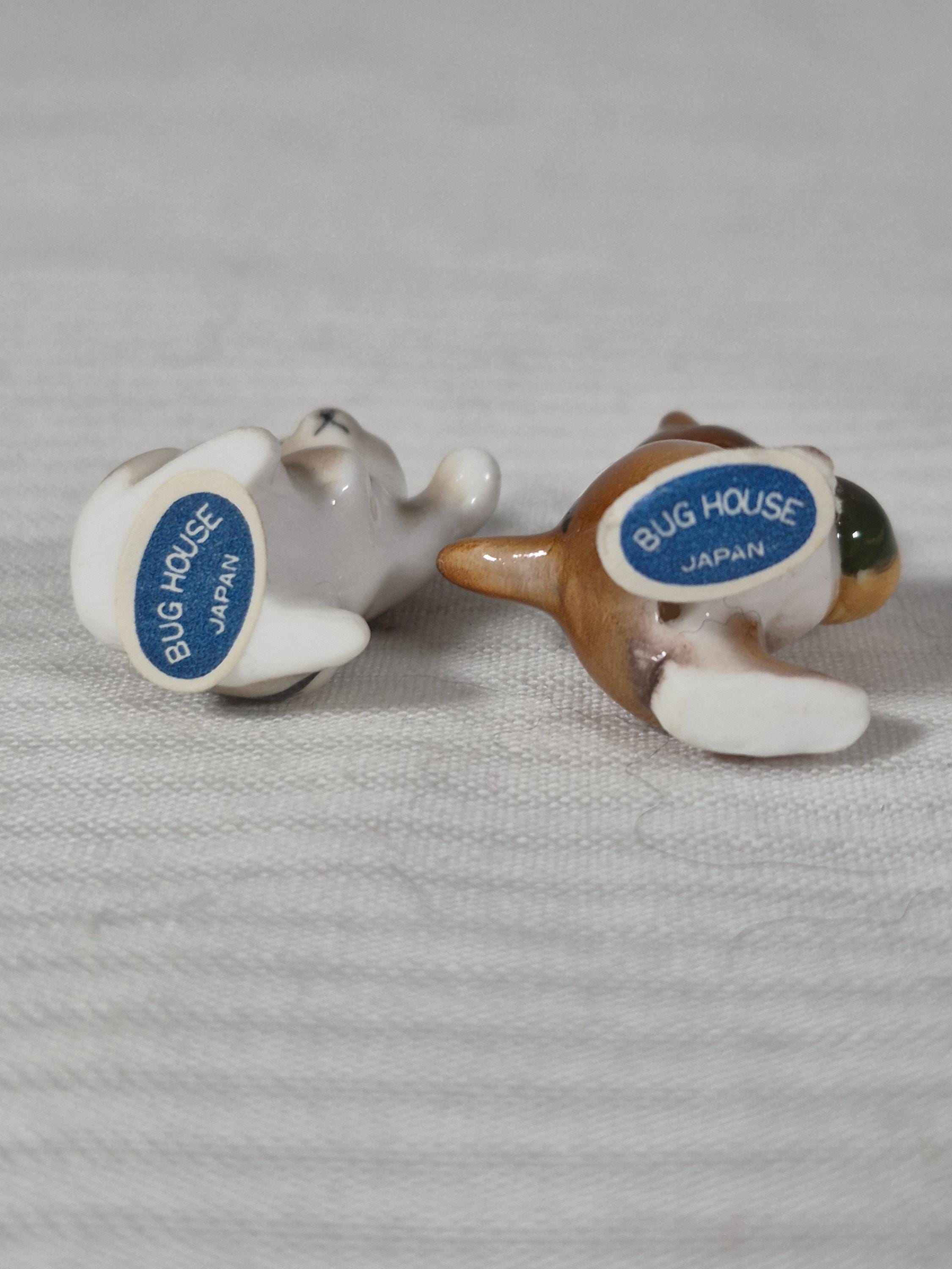 Vintage Bug House Japan Miniature Ceramic Figurines - Buyer's