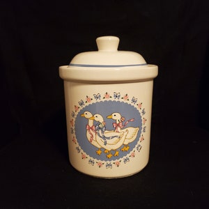 Treasure Craft Cinta Geese Gran Contenedor o Tarro de Galletas
