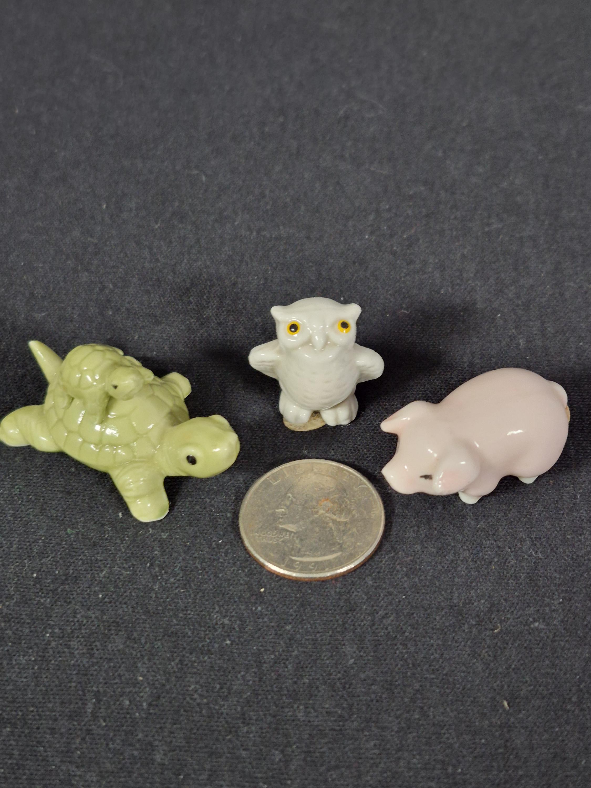 Vintage Bug House Japan Miniature Ceramic Figurines - Buyer's