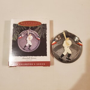Hallmark Baseball Heroes Series Babe Ruth Ornament - 1994