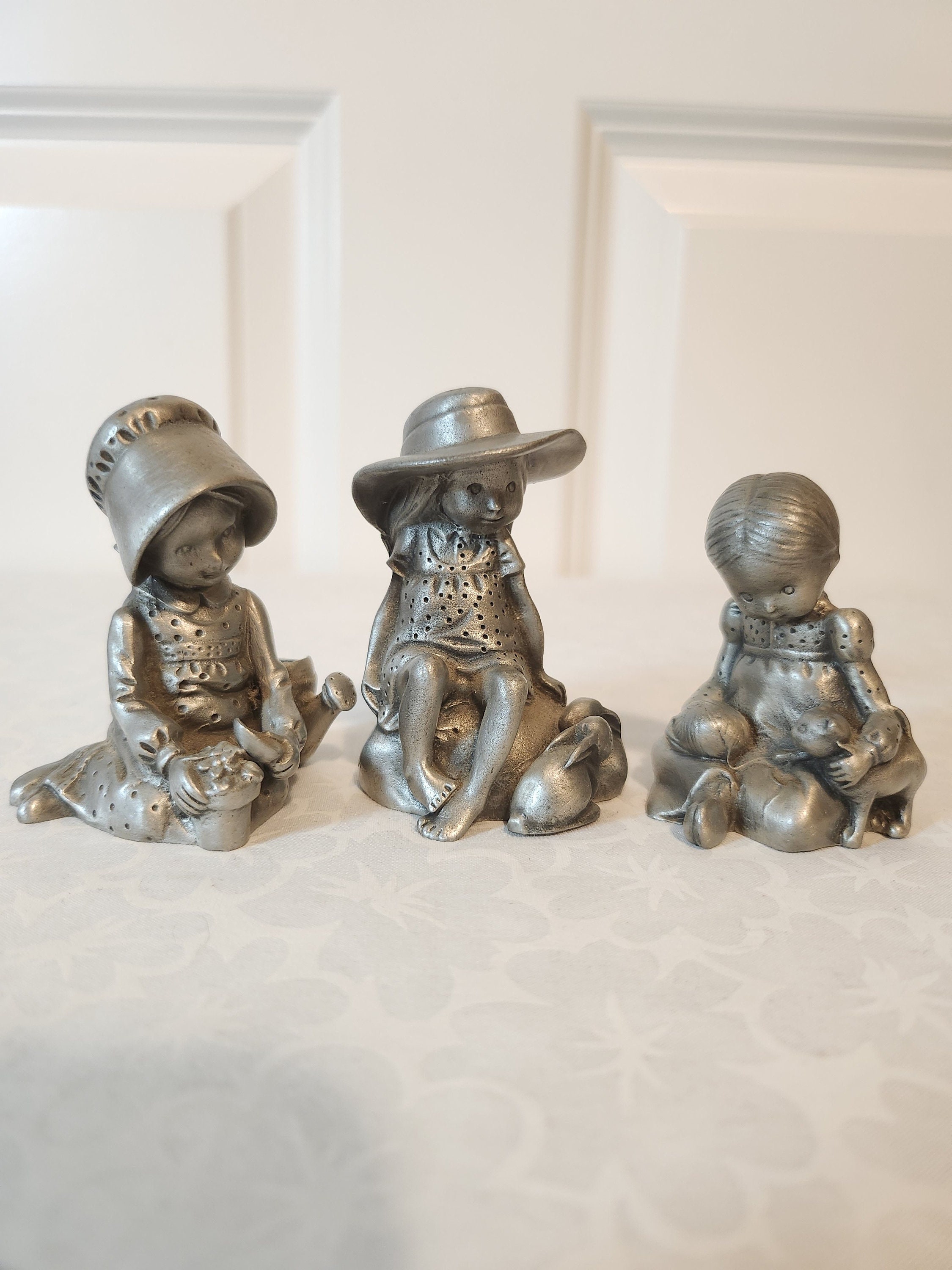 Holly Hobbie Limited Edition Fine Pewter Figurines - Set of 3 - Etsy