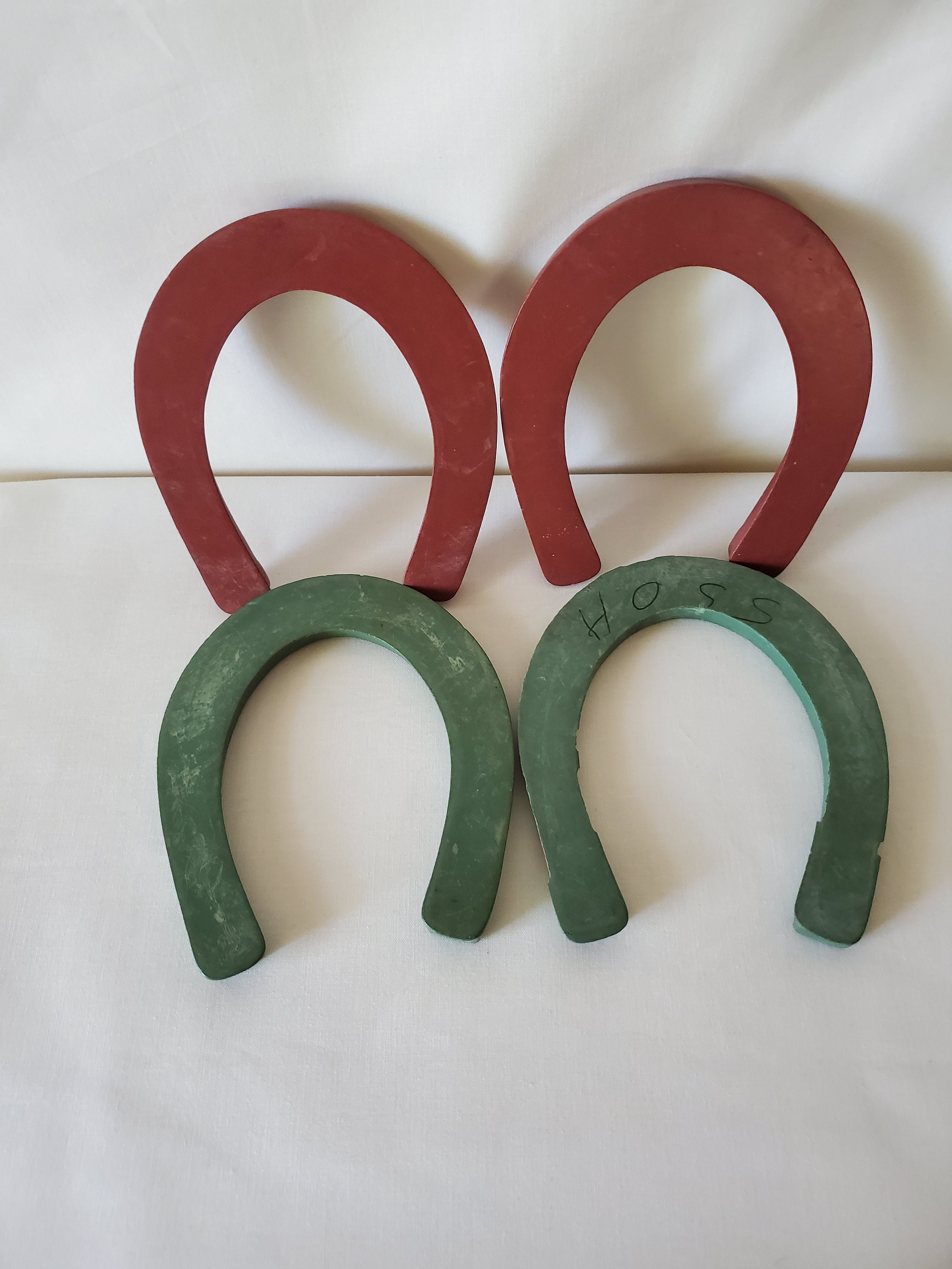 1960s Horseshoes set of 4 plastic Etsy