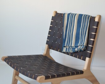 woven leather chair roost woven leather lounge chair leather etsy woven leather chair roost woven leather lounge chair leather etsy