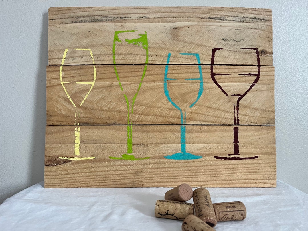 Wine Inspired Wall Decor: Wine Wall Art, Wine Decor, Hanging Decor ...