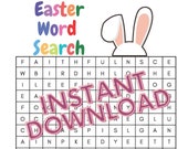 Easter Word Search with Answer Key