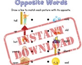 Opposite Words Matching Game for Children