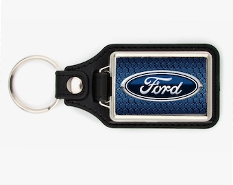 Ford Blue Oval Keychain F-150 F-250 F-350 Mustang Fusion