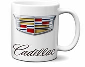 Cadillac Coffee Mug, Christmas Gift, Fathers Day Gift, Birthday Gift, 11oz Ceramic
